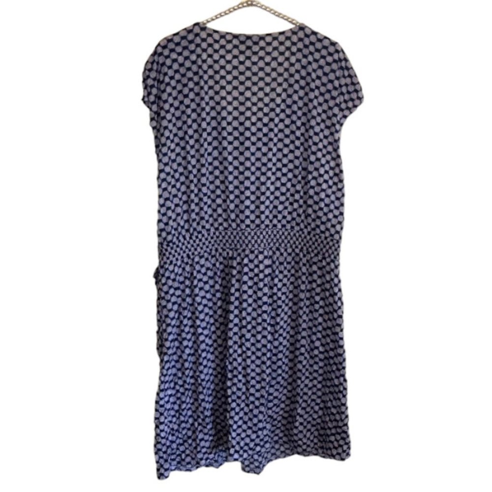 💐🌷Daisy Fuentes Fun Elastic Waist Dress with Cap Sleeves Size XL EUC - Picture 5 of 7